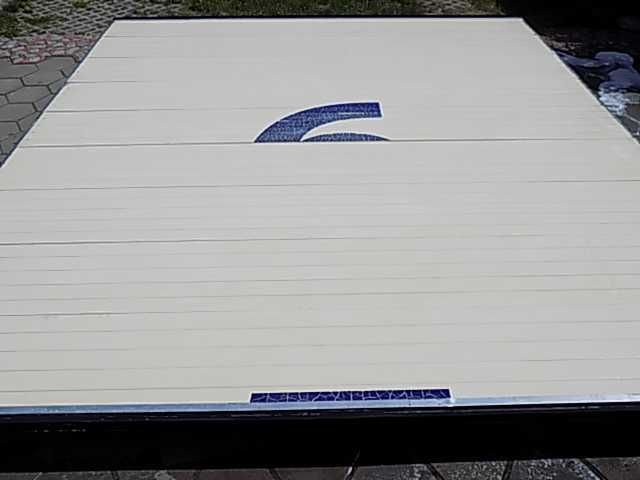 Brama garażowa segmentowa panelowa 403x450cm