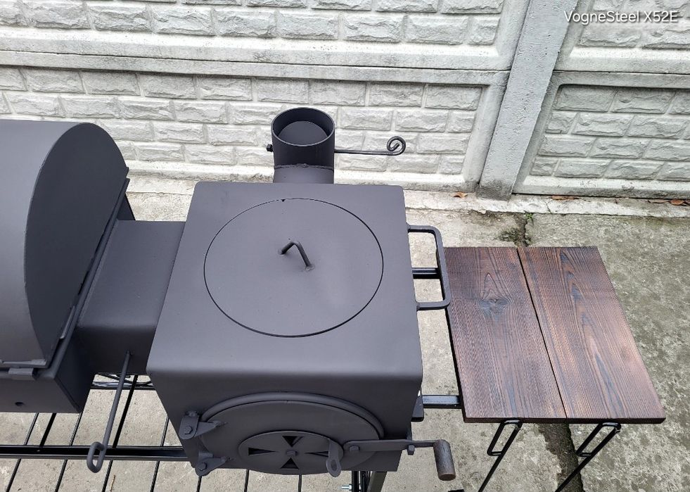 5мм! Подвійне Усилення! Мангал 4в1 - Барбекю, Коптильня, Піч під Казан