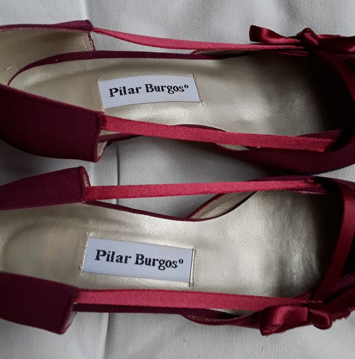 Sapatos de senhora Pilar Burgos, tamanho 38