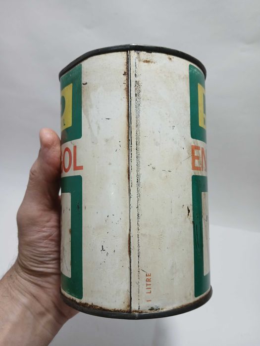 Antiga lata de oleo BP - HD motor oil Energol