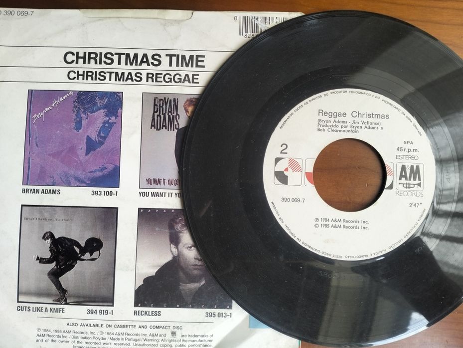 Disco de vinil single Bryan Adams
