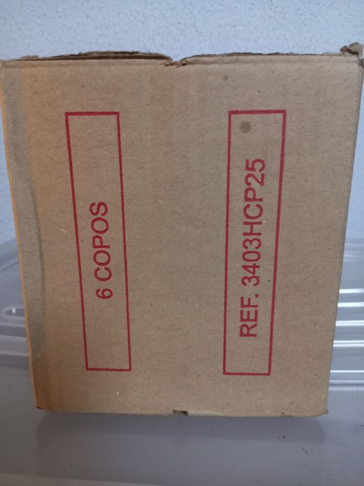 6 copos cerveja Sagres - Novos