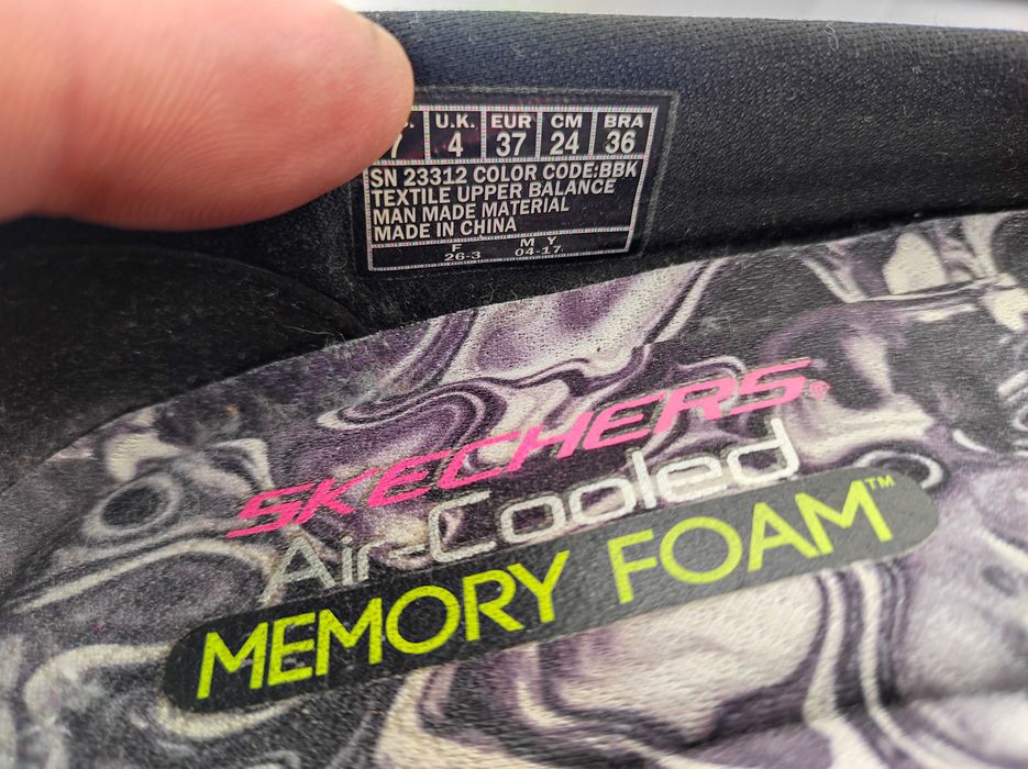 Суперлегкие текстильние мокасини Skechers Air-cooled р.37