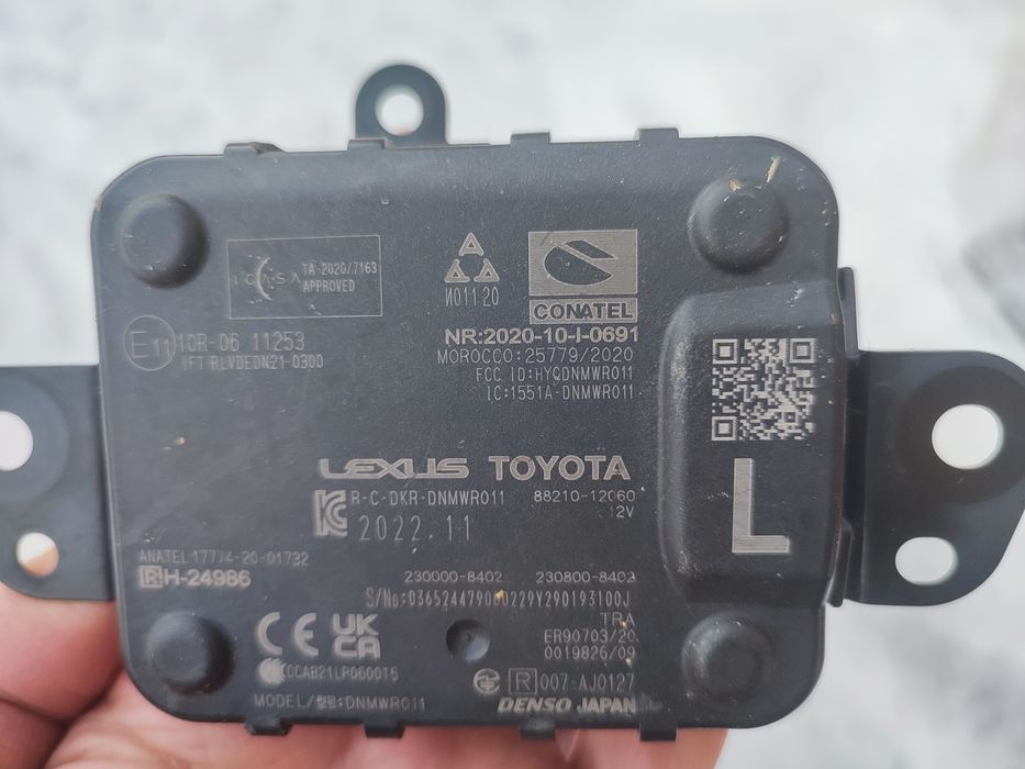 Radar Lidar Toyota Corolla e21 Lift