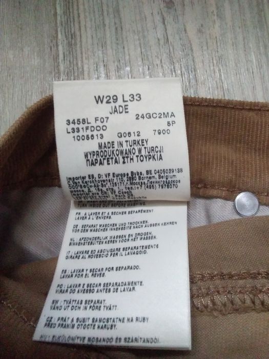 Spodnie LEE chłopięce NOWE