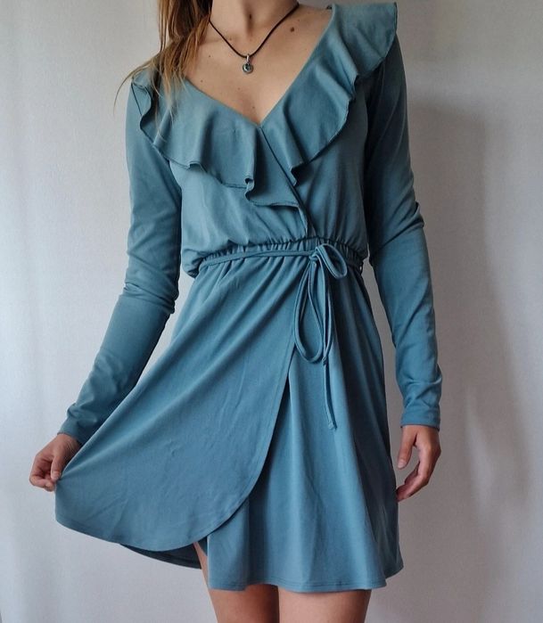 Vestido Azul H&M como novo