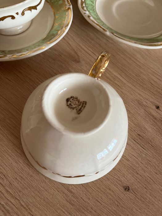 Zestaw kawowy - Porcelana Tułowice PRL