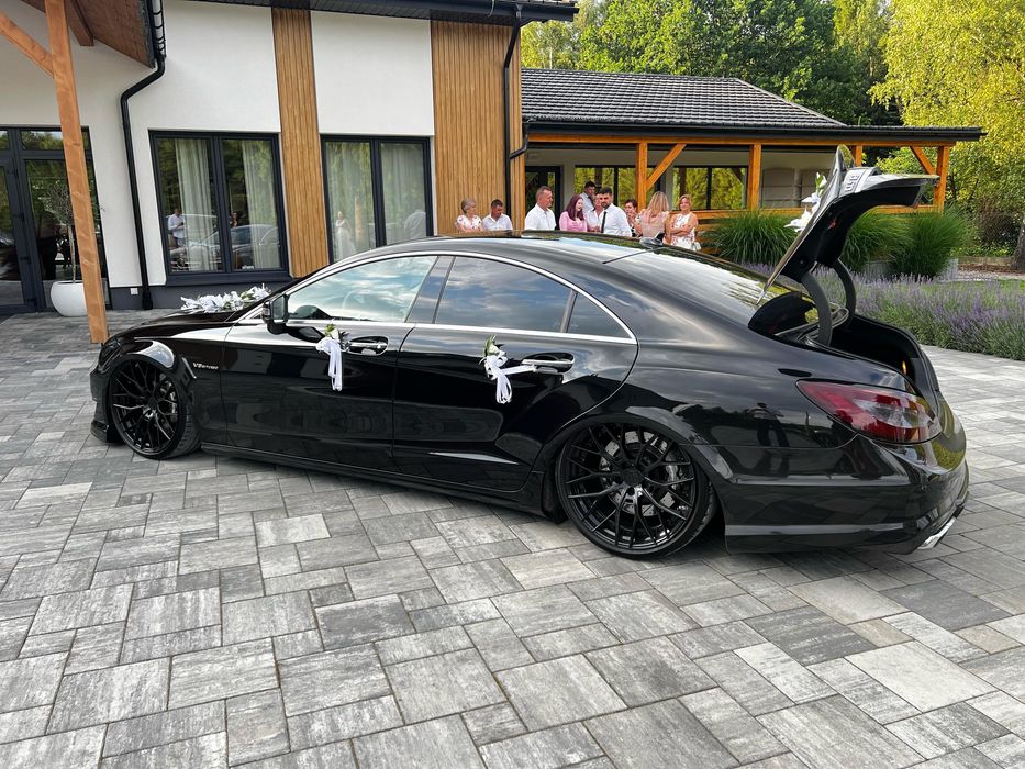 Auto do ślubu Mercedes CLS 63 AMG ///