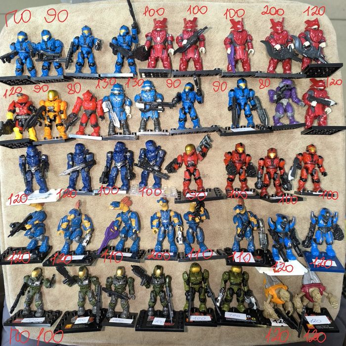 Фигурки Halo Mega Bloks черепашки ниндзя мега блокс дракон солдатики