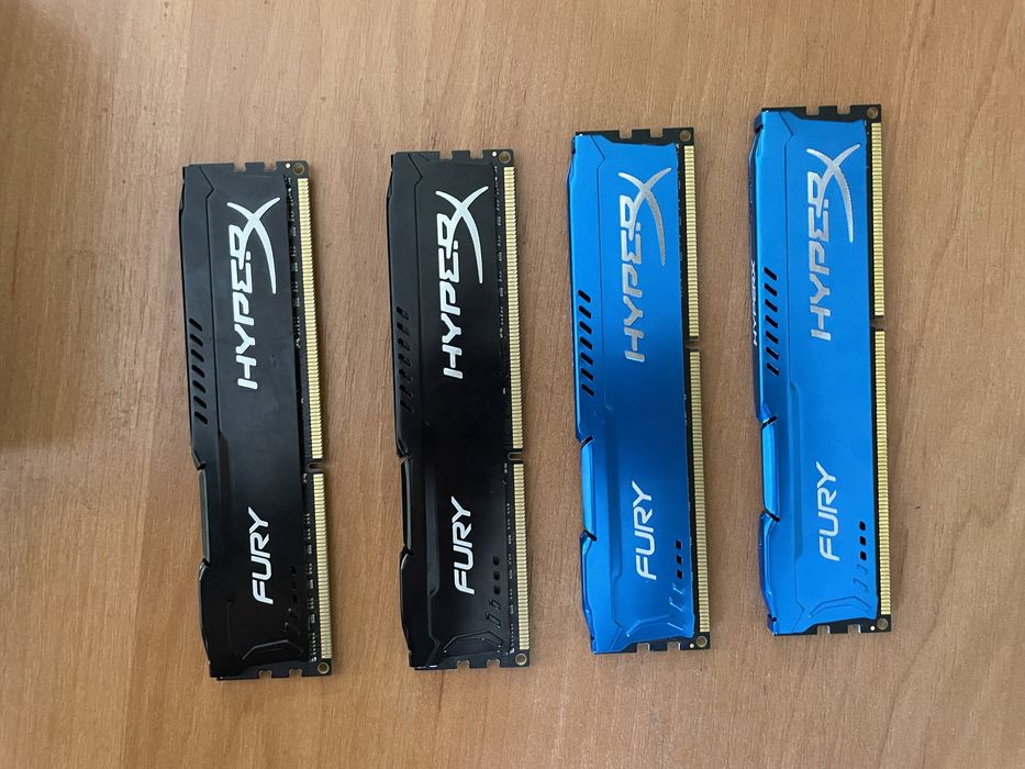 Оперативна памʼять DDR3 HyperX 32gb 1600 1866 mhz