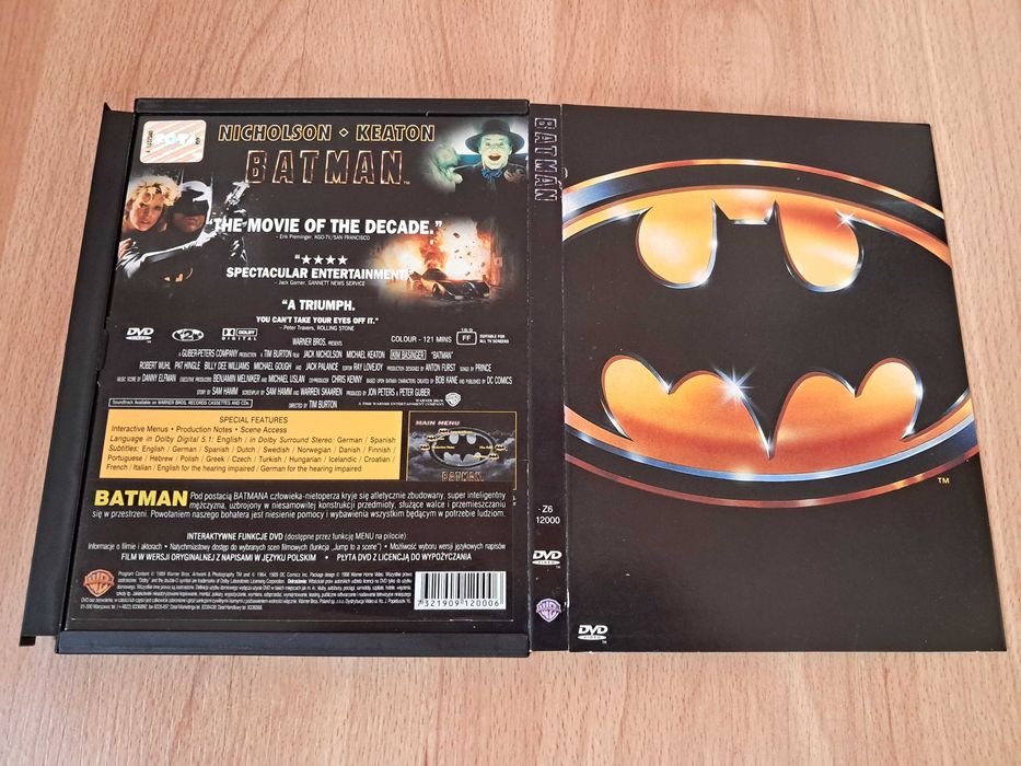 BATMAN / POWRÓT BATMANA 2 x DVD Snapper napisy PL stan dobry