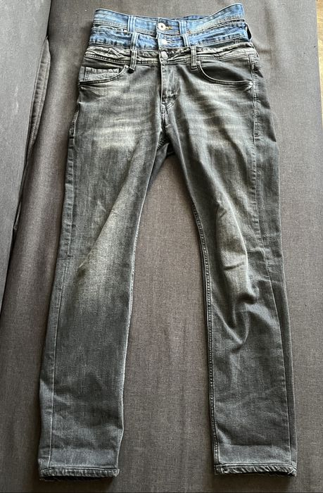 Custom джинсы awge Asap Rocky drip