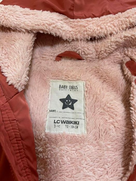 Курточка парка утеплена для дівчинки