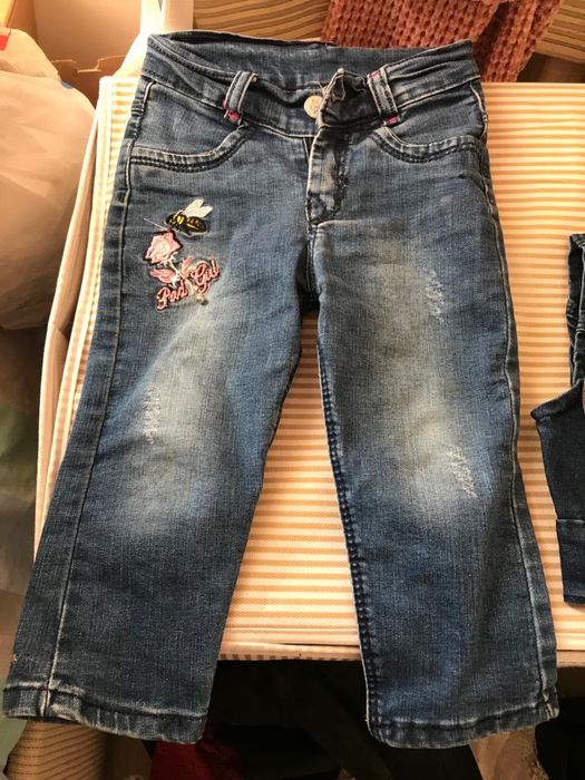 Джинсовый костюм на девочку