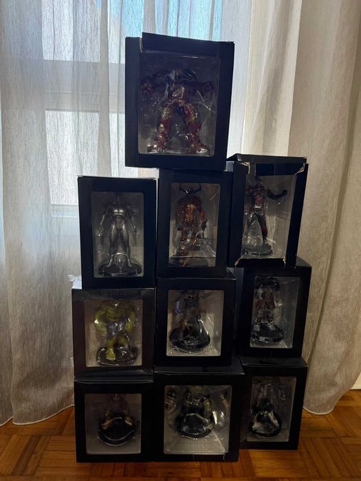 Lote 74 Figuras Marvel Movie Collection (Planeta DeAgostini) – Seladas + Revistas Inclui 10 XL