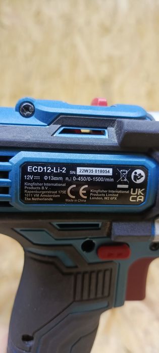 Wiertarko wkrętarka erbauer ecd12-li-2