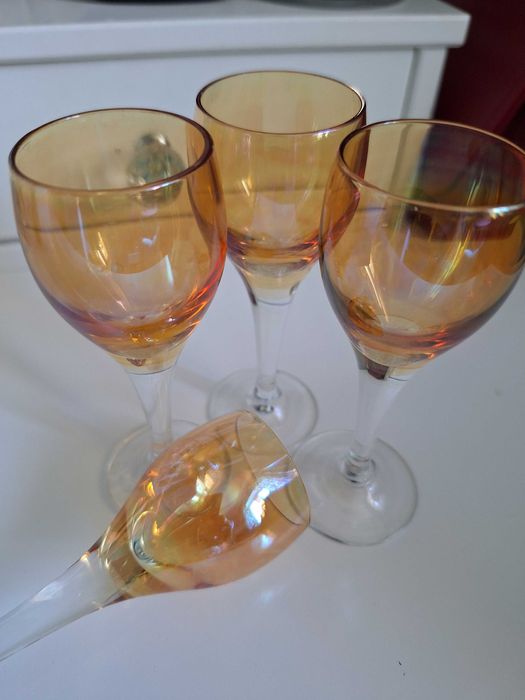 Kieliszki z lat PRL 4szt vintage