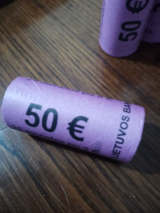 Moedas em rolo de 2 € da Lituânia