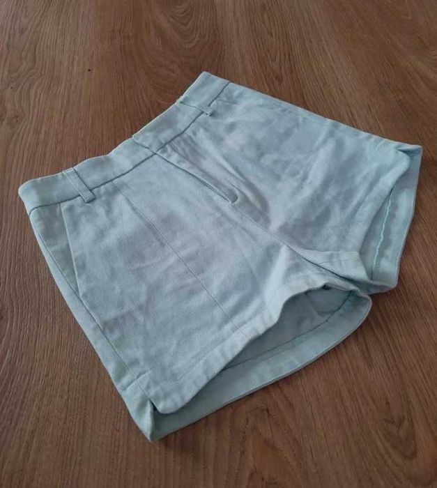 krókie spodenki na wysokim stanie szorty