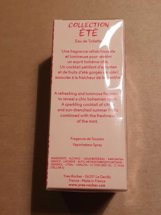 Woda toaletowa Collection Ete Yves Rocher