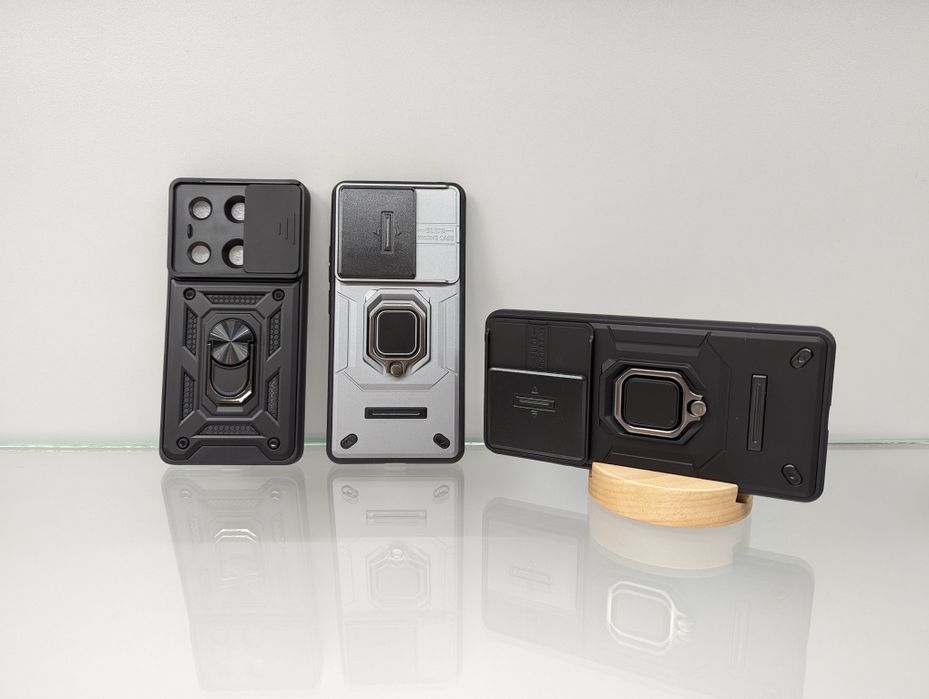 Xiaomi Redmi NOTE 13 Pro 4G любая модель Противоударный чехол с кольцо