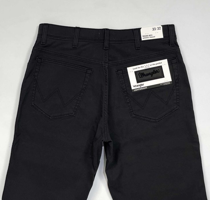 Spodnie męskie Wrangler Texas 821 Faded Black W31 L32