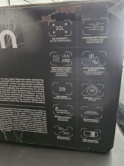 Microondas 20L novo