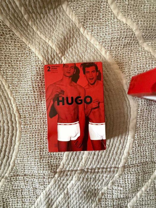 HUGO | комплект із двох боксерів Twin Pack Navy XS
