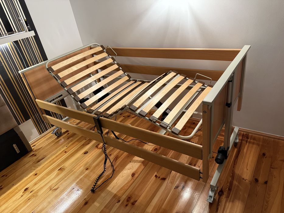 Łóżko Rehabilitacyjne wytrzymałe na Pilota - Elektryczne Łóżko