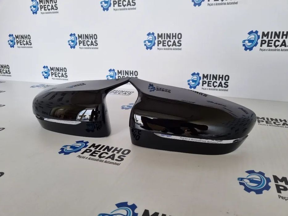 Capas de Espelho BMW Serie 5 (G30/G31) Look M5 Preto Brilho