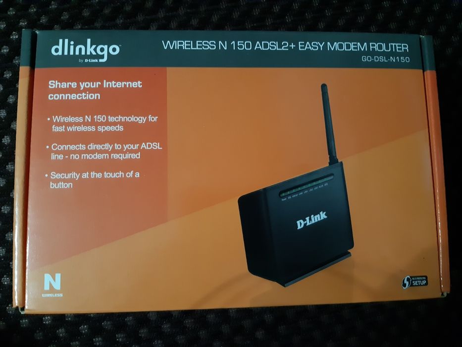 D-Link Wireless N 150 Adsl 2+ Easy Modem Router