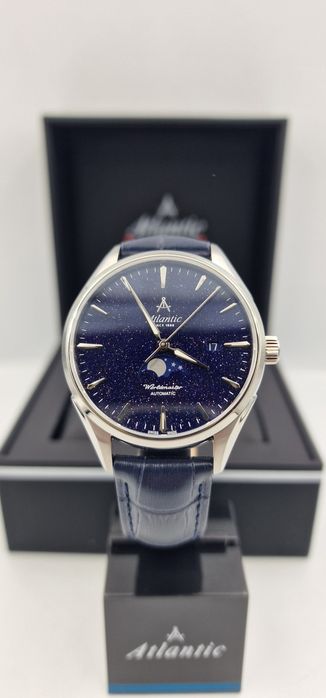 Atlantic Worldmaster Nightsky Moonphase Automatic - fazy księżyca
