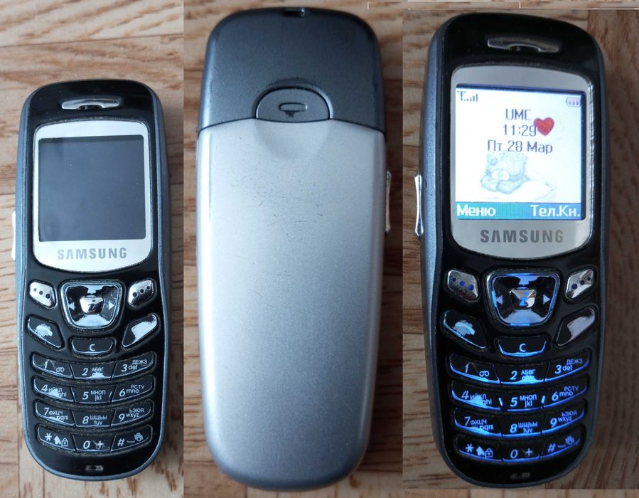 Два телефона: Samsung SGH-M620 и Samsung C230