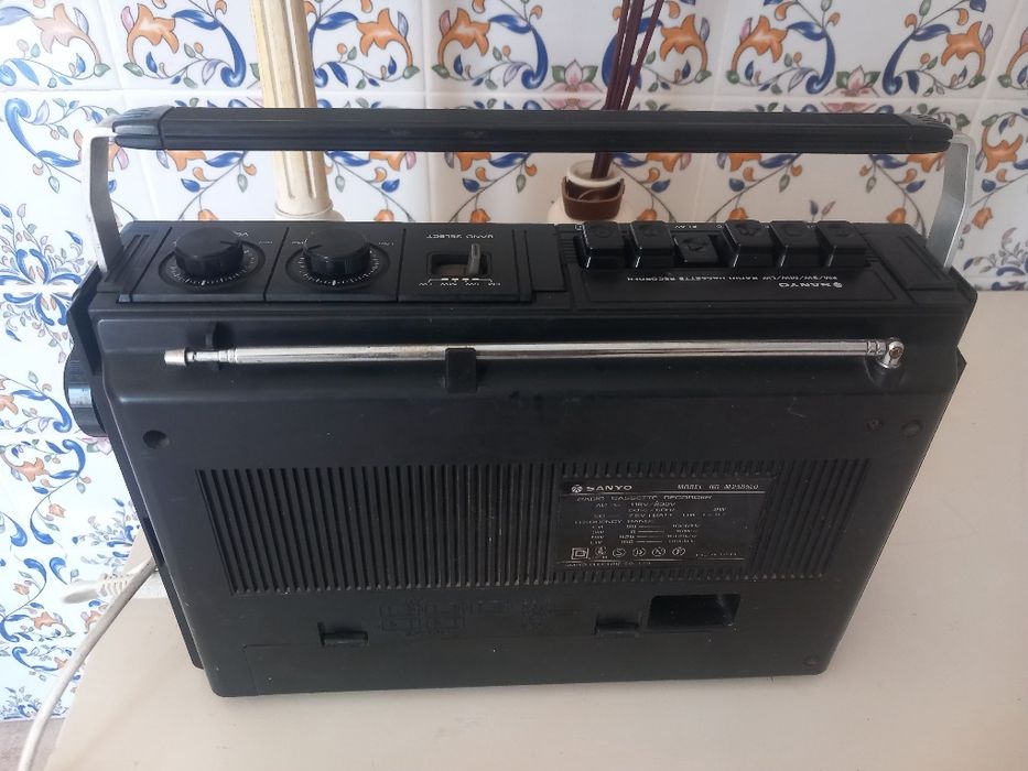 Sanyo rádio  cassettes  recorder