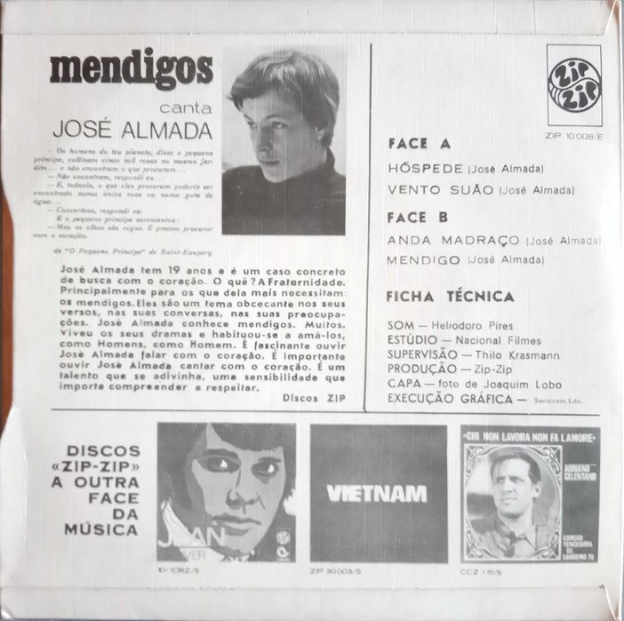 José Almada	- - - - -	Mendigos	- - - - -	EP