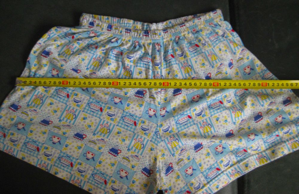 Pijama Camisola e Calão Tons Azuis NOVO