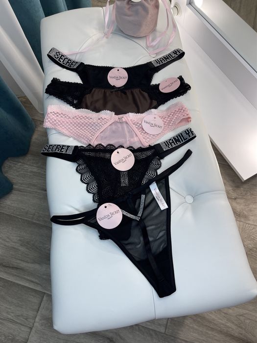 Набор женских трусов 5 шт+упаковка Жіночі труси з камінцями+мішечок