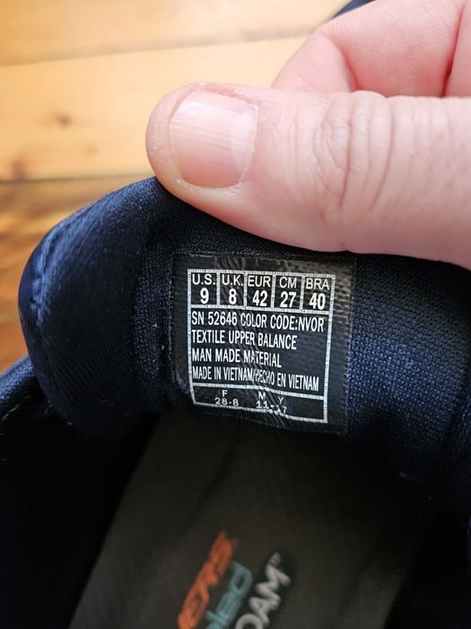 Чоловічі кросівки Skechers Memory Foam 42р