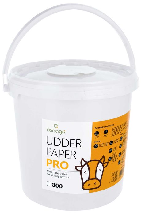 Papier do wymion w wiadrze Udder Paper Pro, 22 x 20 cm, 800 szt