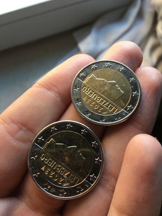 Moedas 2 Euros Luxemburgo RARAS 2023