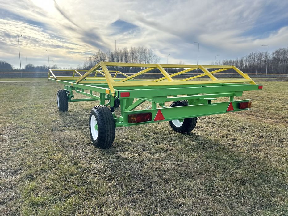 Przyczepa do bel słomy siana platforma dłużyca