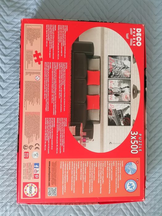 Deco puzzle educa puzzle 3x500
