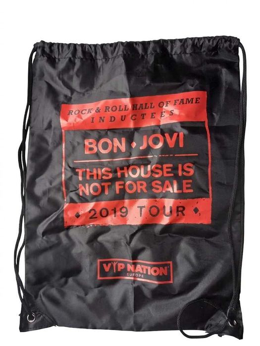 Колекційна  торба мішок Bon Jovi «This House Is Not For Sale» 2019 Tour