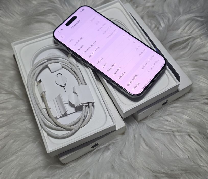 Iphone 16 Pro 128Gb Possibilidade de pagamento em 6X 12X 18X