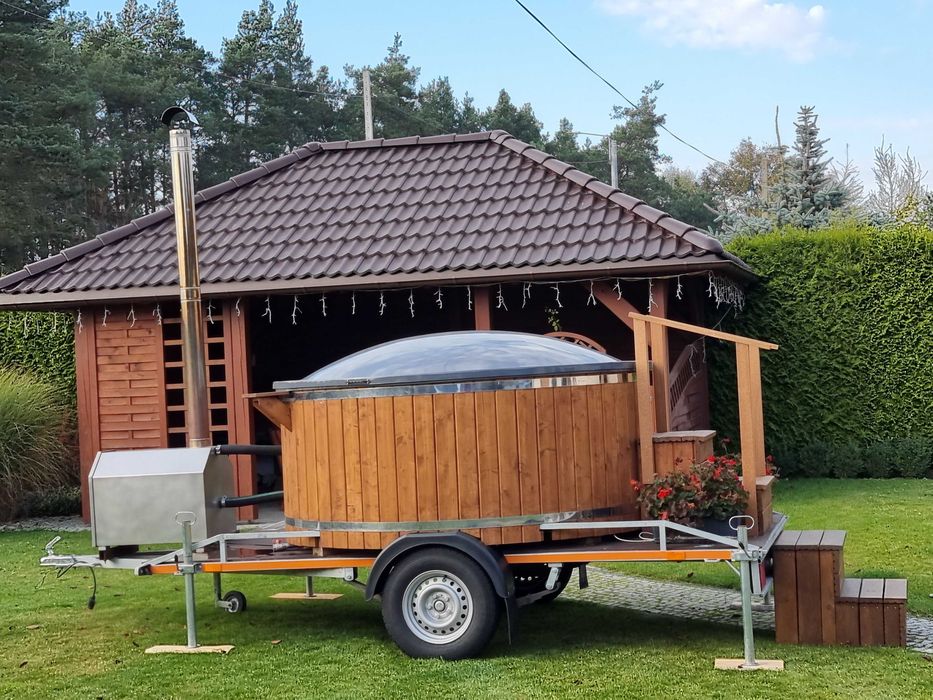 Mobilne Jacuzzi SPA / NAJWIĘKSZA Balia Ogrodowa na Przyczepie – GOTOWY BIZNES