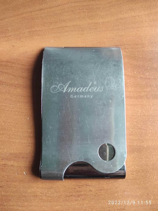 Визитница стальная Amadeus