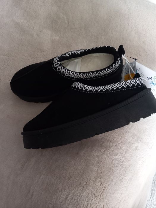 Kapcie damskie czarne cleve rozmiar 38