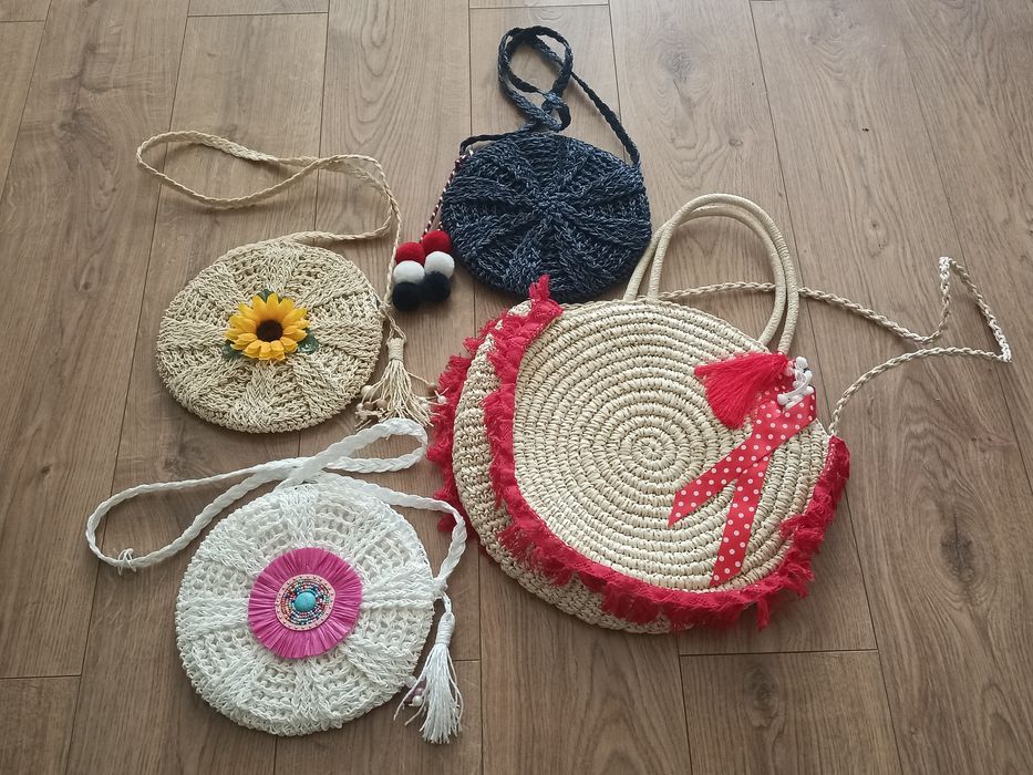 Malas de palha NOVAS - 15€