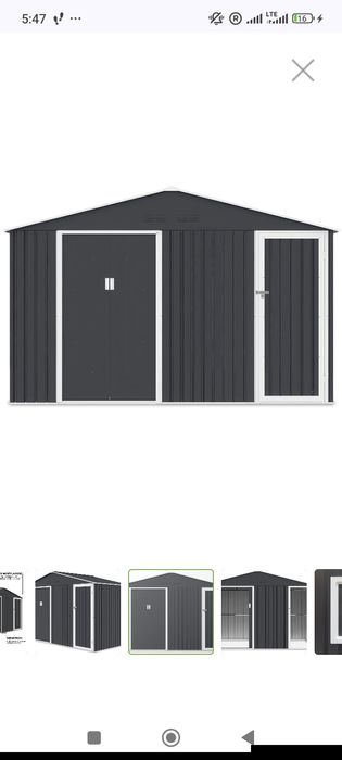 Duży domek ogrodowy 340x194