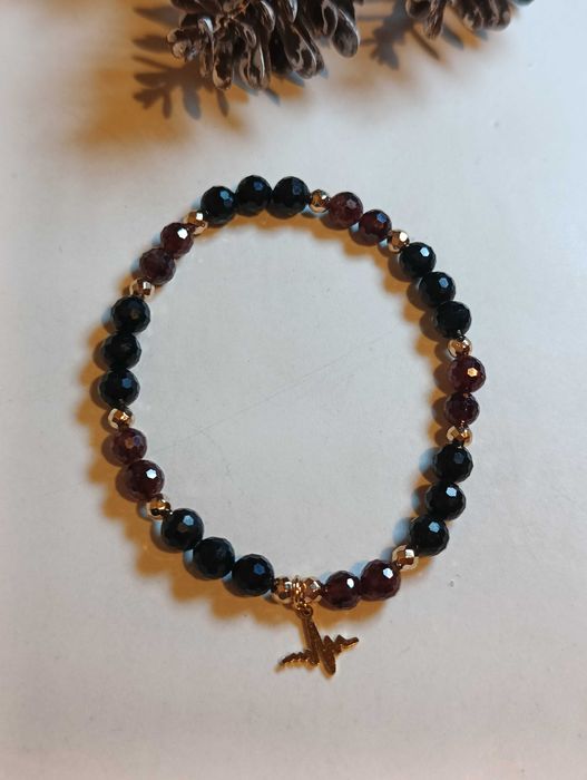 Bransoletka z Turmalinu i Granatu – ochrona, siła i energia